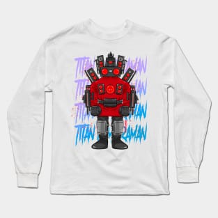 skibidi toilet titan speakerman Long Sleeve T-Shirt